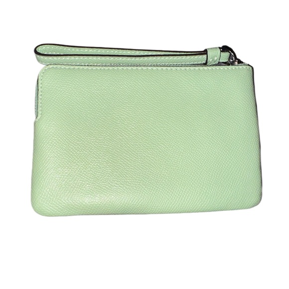Coach Pale Pistachio Wristlet - Picture 2 of 8